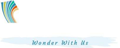 dark mode tablet version of site logo for Cedarburg Public Library